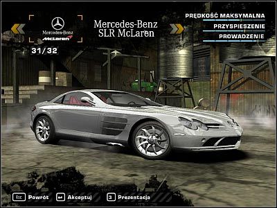 Nfs most wanted mercedes slr