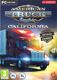 American Truck Simulator Game Box