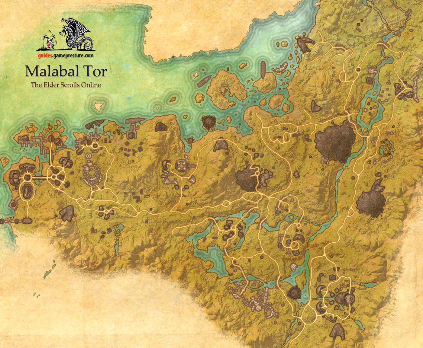 Malabal Tor - Aldmeri Dominion - The Elder Scrolls Online - World atlas 