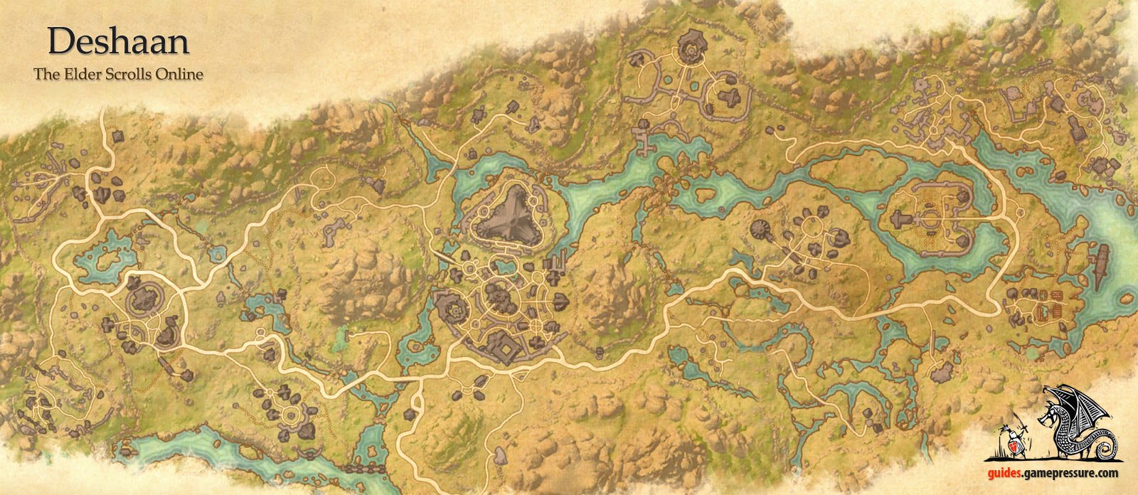 Deshaan - Ebonheart Pact - The Elder Scrolls Online - World atlas - The 