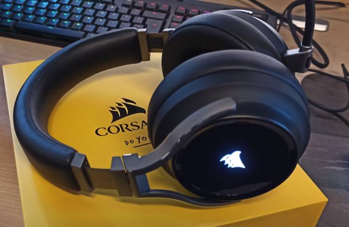 Słuchawki Corsair Virtuoso Wireless RGB. - Najlepsze słuchawki gamingowe. Ranking 2025 - dokument - 2025-02-27