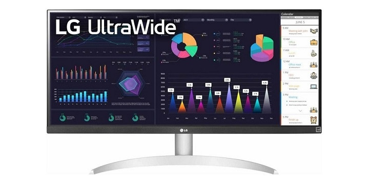 Wygląda może i skromnie, ale „robi robotę”. Źródło: LG - Najlepsze monitory gamingowe ultrawide - ultrapanoramiczne. Ranking 2024 - dokument - 2024-11-13