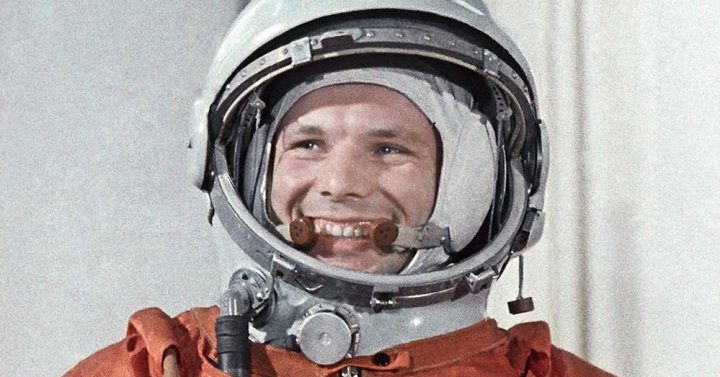 Jurij Gagarin – pierwszy człowiek w kosmosie. Źródło: Muzeum Astronautyki - Sputnik, Łajka, Gagarin - wszystkie kosmiczne osiągnięcia ZSRR - dokument - 2021-12-16