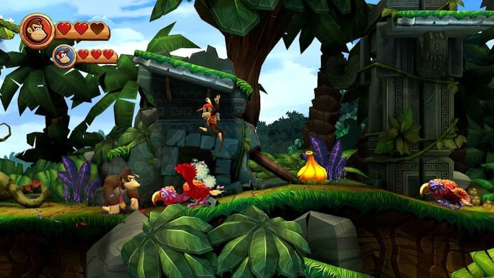 Recenzja gry Donkey Kong Country Returns HD - Stara, dobra małpa po lekkim liftingu - ilustracja #2