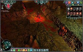 Udajemy się teraz w przeciwnym kierunku na teren drugiego przeciwnika podążając dostępną już ścieżką (mapa, punkt 3) - Misja 17 - Crystal Throne | Opis przejścia Dungeons - Dungeons - poradnik do gry