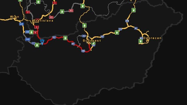 Euro truck simulator 2 going east карта