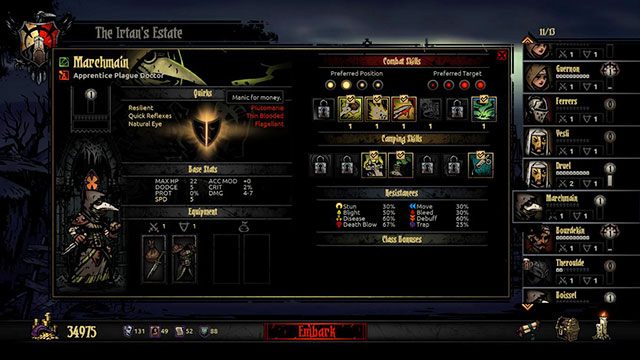 darkest dungeon how to cure afflictions