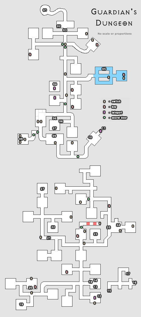 Do Labiryntu Guardiana trafiamy po ostatniej rozmowie z LB (po pożegnaniu) - Dungeon Guardians - Ultima IX: Ascension - poradnik do gry