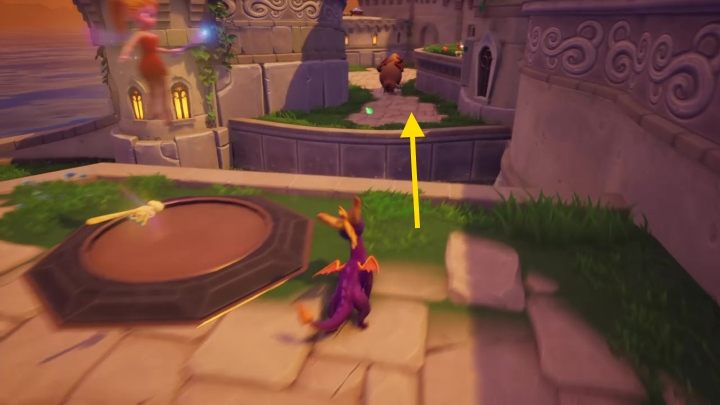 Spyro town square как запрыгнуть ps4