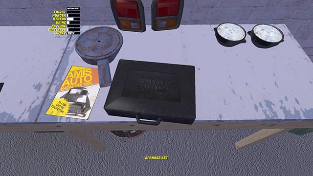 Как открыть spanner set в my summer car