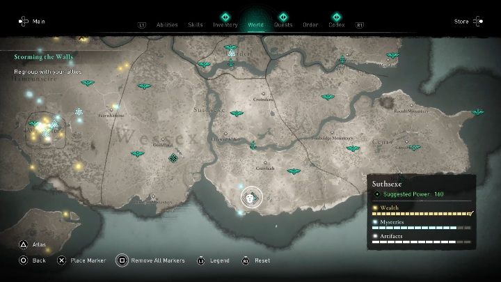 Assassins Creed Valhalla Rzymskie Artefakty Ca A Kolekcja Mapa