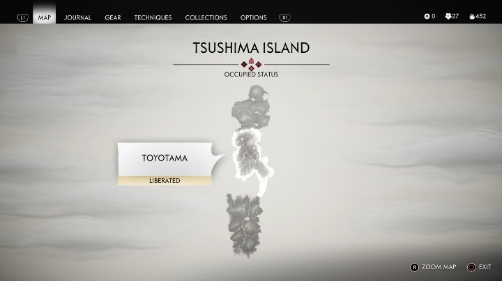 toyotama ghost of tsushima map