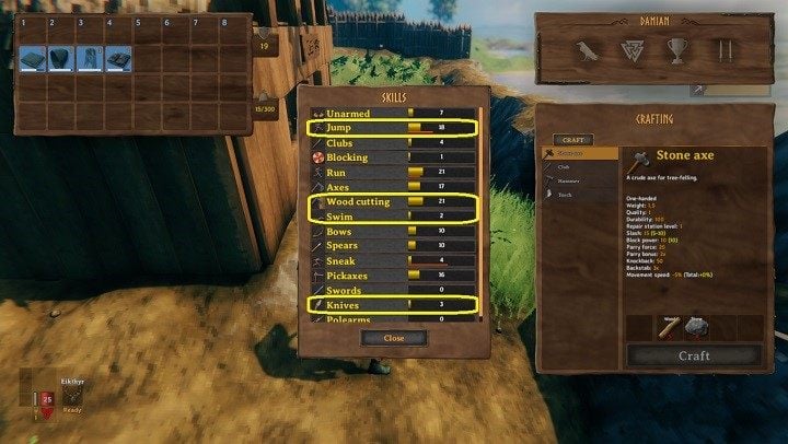 3 - Valheim: Развитие персонажа - Руководство по игре Valheim