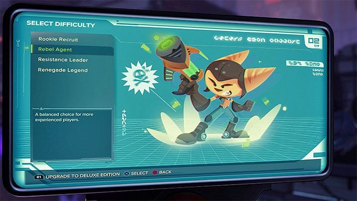 Ratchet & Clank Rift Apart предлагает 4 уровня сложности на выбор - Ratchet & Clank Rift Apart: Стартовые советы - Руководство по игре Ratchet & Clank Rift Apart