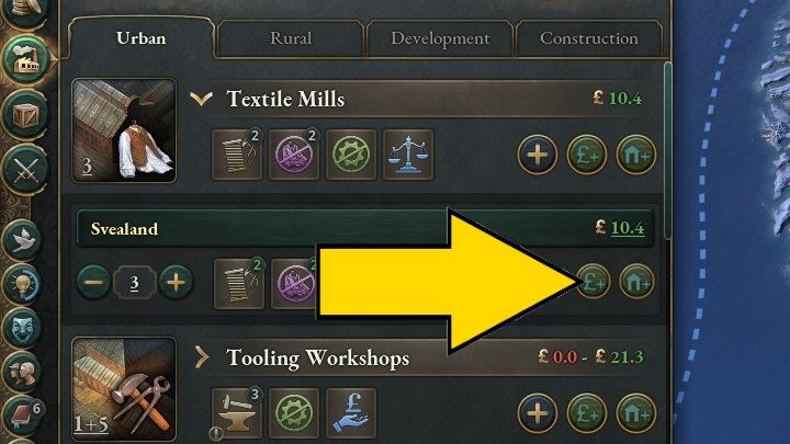 Вы также можете увеличить общую зарплату, субсидируя определенные заводы - Виктория 3: Как повысить уровень жизни? - Виктория 3 Руководство по игре