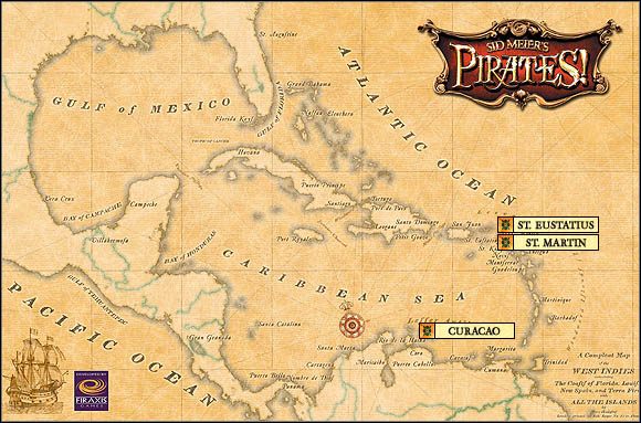 Sid meier s pirates карта рифов