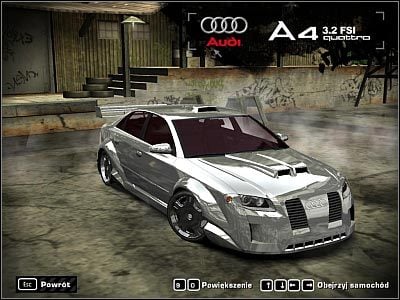 Audi A4 3.2 Fsi Quattro | Samochody | Need For Speed Most Wanted (2005) - Need For Speed: Most Wanted (2005) - Poradnik Do Gry | Gryonline.pl