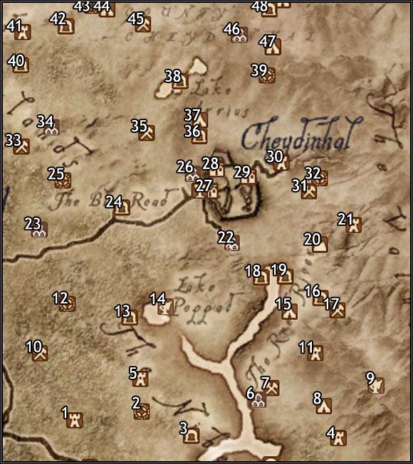 Mapa Swiata Segment 9 Mapy The Elder Scrolls Iv Oblivion The Elder Scrolls Iv Oblivion Poradnik Do Gry Gryonline Pl
