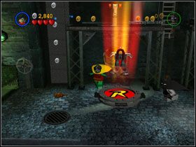 Zgarnij strój Robina i wejdź po metalowej ściance - Under the City (cz.1) | Heros Episode 2 | LEGO Batman The Videogame - LEGO Batman: The Videogame - poradnik do gry
