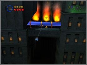 Użyj miny na palącej się srebrnej rurze, by polecieć dalej - Flight of the Bat | Heros Episode 3 | LEGO Batman The Videogame - LEGO Batman: The Videogame - poradnik do gry