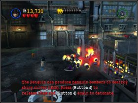 Wysadź ogrodzenie i zejdź po schodkach - Rocking the Dock (cz.1) | Villiant Episode 5 | LEGO Batman The Videogame - LEGO Batman: The Videogame - poradnik do gry