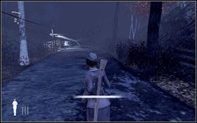 Po dotarciu na drugą stronę skieruj się w stronę oznaczonego celu na mapie, na sam koniec drogi do swojego samochodu - tam skąd przyszedłeś - Le Boeuf | Opis przejścia Velvet Assassin - Velvet Assassin - poradnik do gry