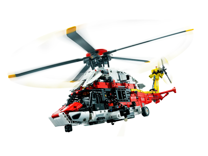 Źródło: LEGO.pl, materiały promocyjne - 70 cm długości i ponad 2000 elementów - jak na taką wielkość i liczbę funkcji zestaw LEGO oferujący helikopter ratunkowy Airbus H175 jest wręcz zaskakująco tani - wiadomość - 2024-09-16