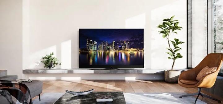 Źródło: Panasonic; grafika promocyjna - „Prawdopodobnie najlepszy telewizor na świecie” teraz 2000 zł taniej. 55-calowy Panasonic OLED 4K to nowość w katalogu Japończyków, która zachwyca jakością obrazu i dźwięku oraz funkcjami skierowanymi do graczy - wiadomość - 2024-09-16