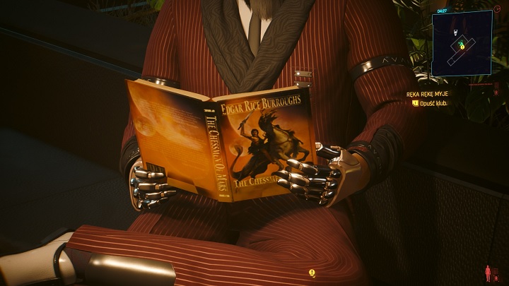 Źródło: CD Projekt RED - Książka, którą czyta Mr. Hands z Cyberpunka 2077 może mieć większe znaczenie dla fabuły Phantom Liberty niż myślicie - wiadomość - 2024-01-31