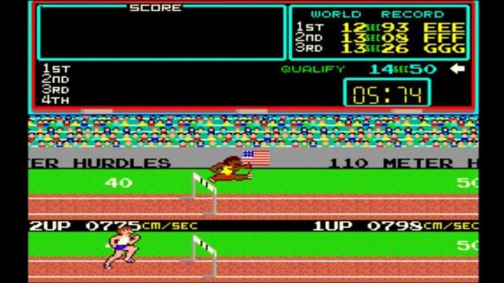 Hyper Olympic, Konami 1983. - Nikt już nie pamięta o komputerowych grach olimpijskich, choć kiedyś miały swoją krótką karierę - wiadomość - 2024-07-28