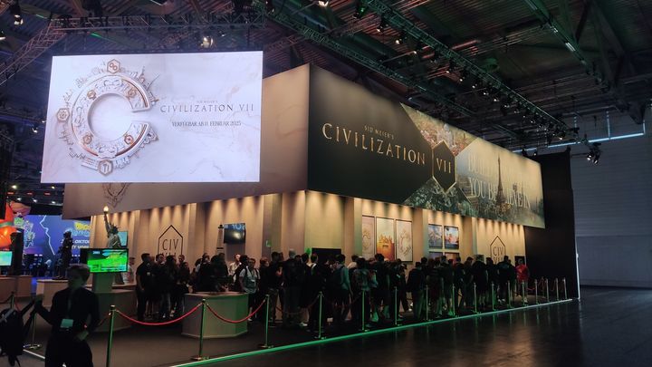 Civilization 7 na gamescom 2024. - Zasypiałem na stojąco, ale chyba jednak było warto - jak pracuje się na największych targach gier na świecie? - wiadomość - 2024-09-01