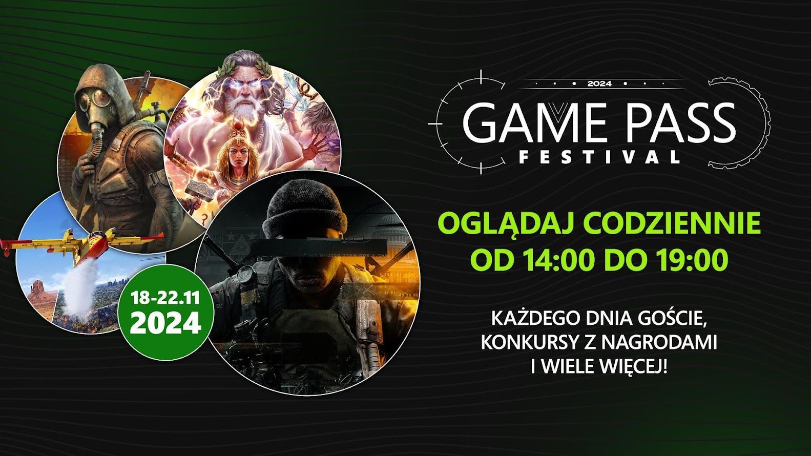 Źródło: Microsoft - Polski Game Pass Festival już za chwilę! Czeka nas tydzień ekskluzywnych transmisji na żywo - wiadomość - 2024-11-18