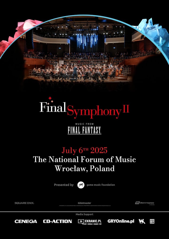 Źródło: Game Music Foundation - Koncert Final Symphony 2 z nowym terminem. Wydarzenie będzie mieć miejsce w przyszłym roku - wiadomość - 2024-09-27