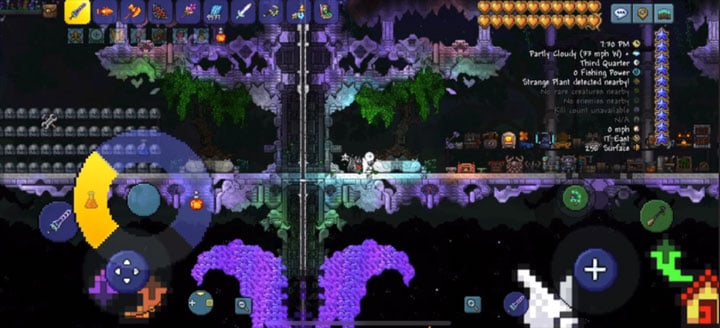 Wersja mobilna wkrótce zyska lepszy interfejs. Źródło fot. Re-Logic - Terraria 1.4.5 „zaczyna nabierać kształtu”, ale twórcy nie mogą przestać wymyślać nowych rzeczy, które chcieliby dodać - wiadomość - 2024-09-28