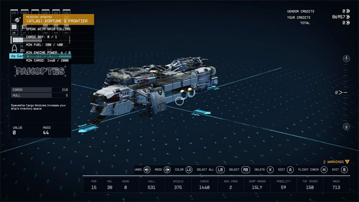 Starfield mod Astroneer - Become a Starship Designer v.0.0.3