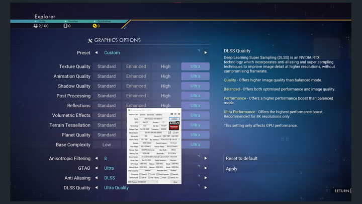 No Man's Sky mod DLSS Unlocker for all GPUs including AMD Radeon  (FSR/FidelityFX Super Resolution mod) v.2.1c