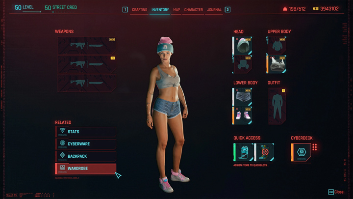 Cyberpunk 2077 mod Equipment-EX (Transmog mod) v.0.9.7