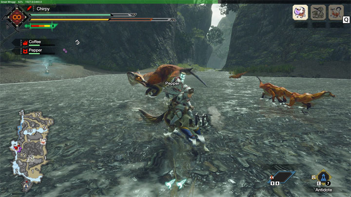 Monster Hunter: Rise mod Monster Has HP Bar v.1.1