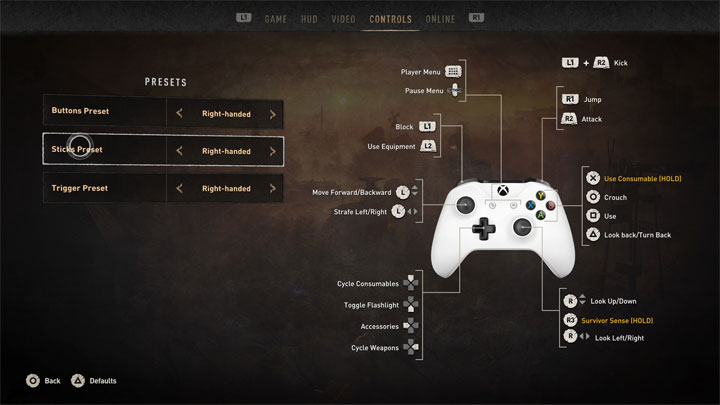 Dying Light 2 mod DS4 Dualshock Button Icons v.1.0