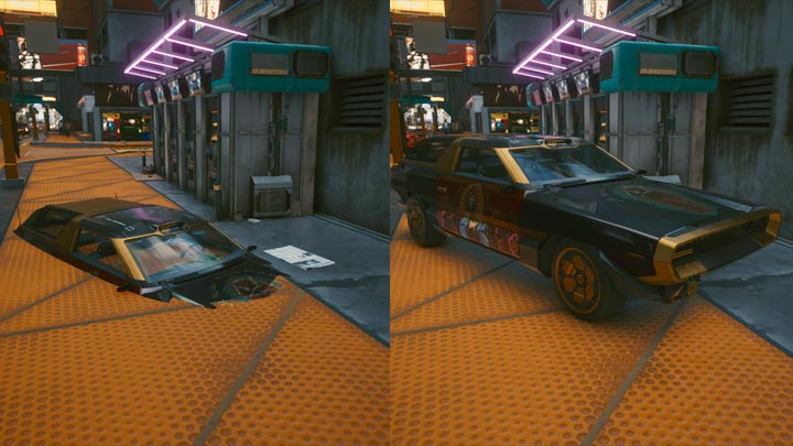 Cyberpunk 2077 mod Hovering Vehicles fix v.1.6.0