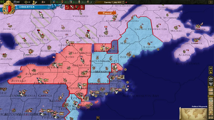 Europa Universalis III mod American Civil War Mod for EU3 v.1.1