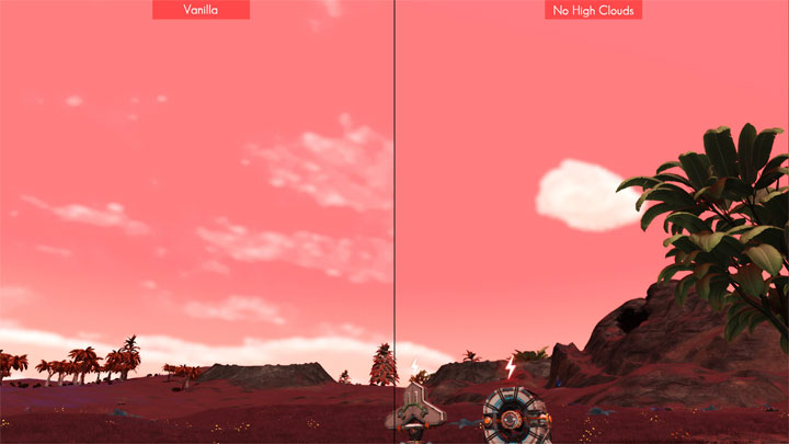 No Man's Sky mod No High Clouds v.2.0