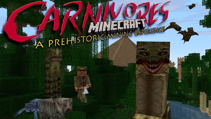 Minecraft mod Carnivores Resource Pack [128x]