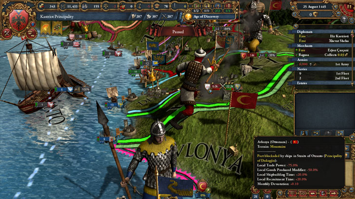 Europa Universalis IV mod Albania & Graphic v.1.1