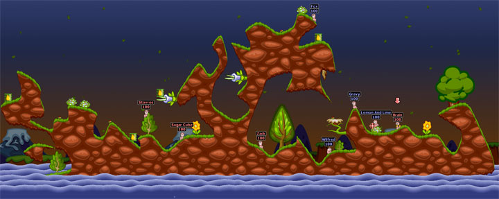 Worms 2 mod ReSolution  (Widescreen Fix) v.0.41