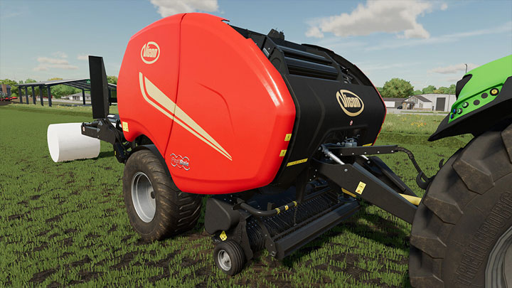 Farming Simulator 22 mod Vicon FastBale  (New Baler)  v.1.0.0.0