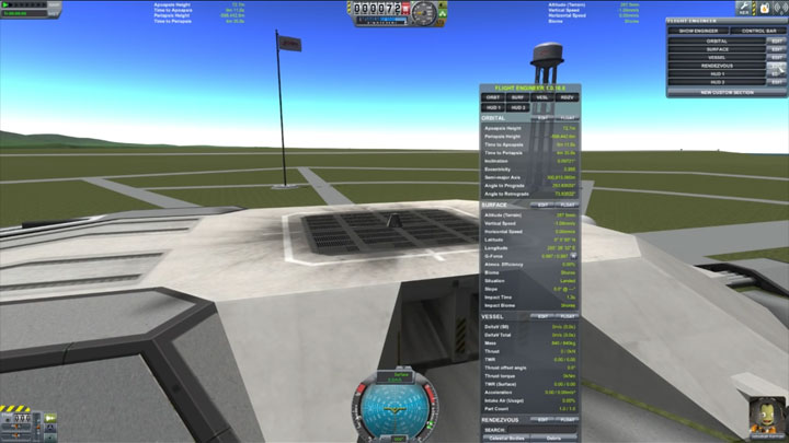 Kerbal Space Program mod Kerbal Engineer Redux v.1.1.9.0