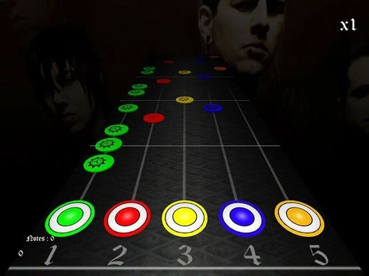 Guitar Hero: World Tour gra Guitar Gods v.1.4