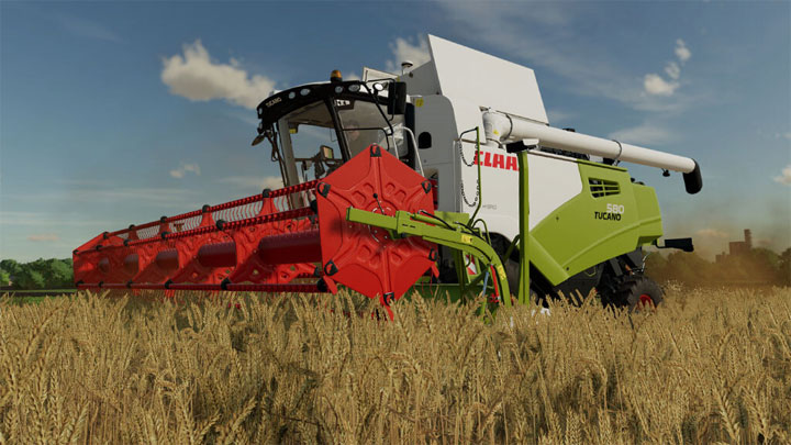 Farming Simulator 22 mod Claas TUCANO 580 (New Harvester) v.1.0.0.0