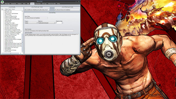 Borderlands mod WillowTree (Save Editor)